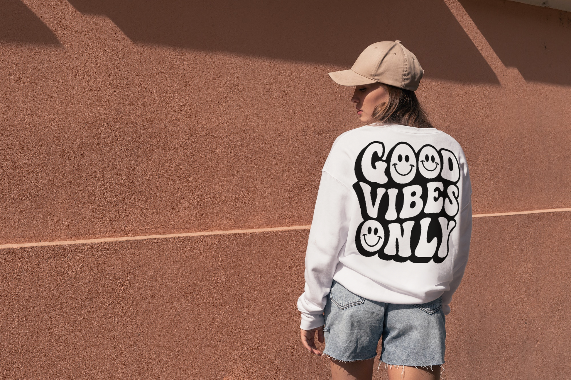 Good vibes cheap sweater